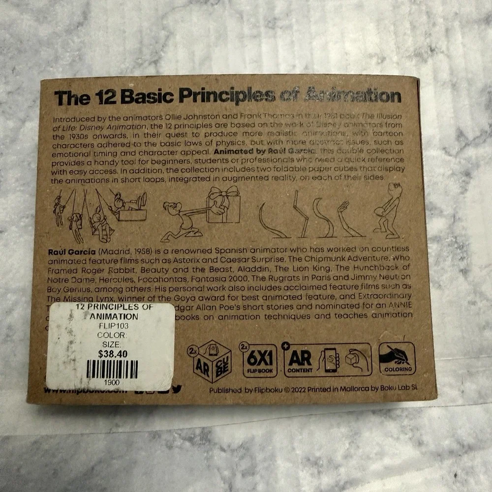 12 PRINCIPLES OF ANIMATION Raúl García Animating Interactive Book Discontinued